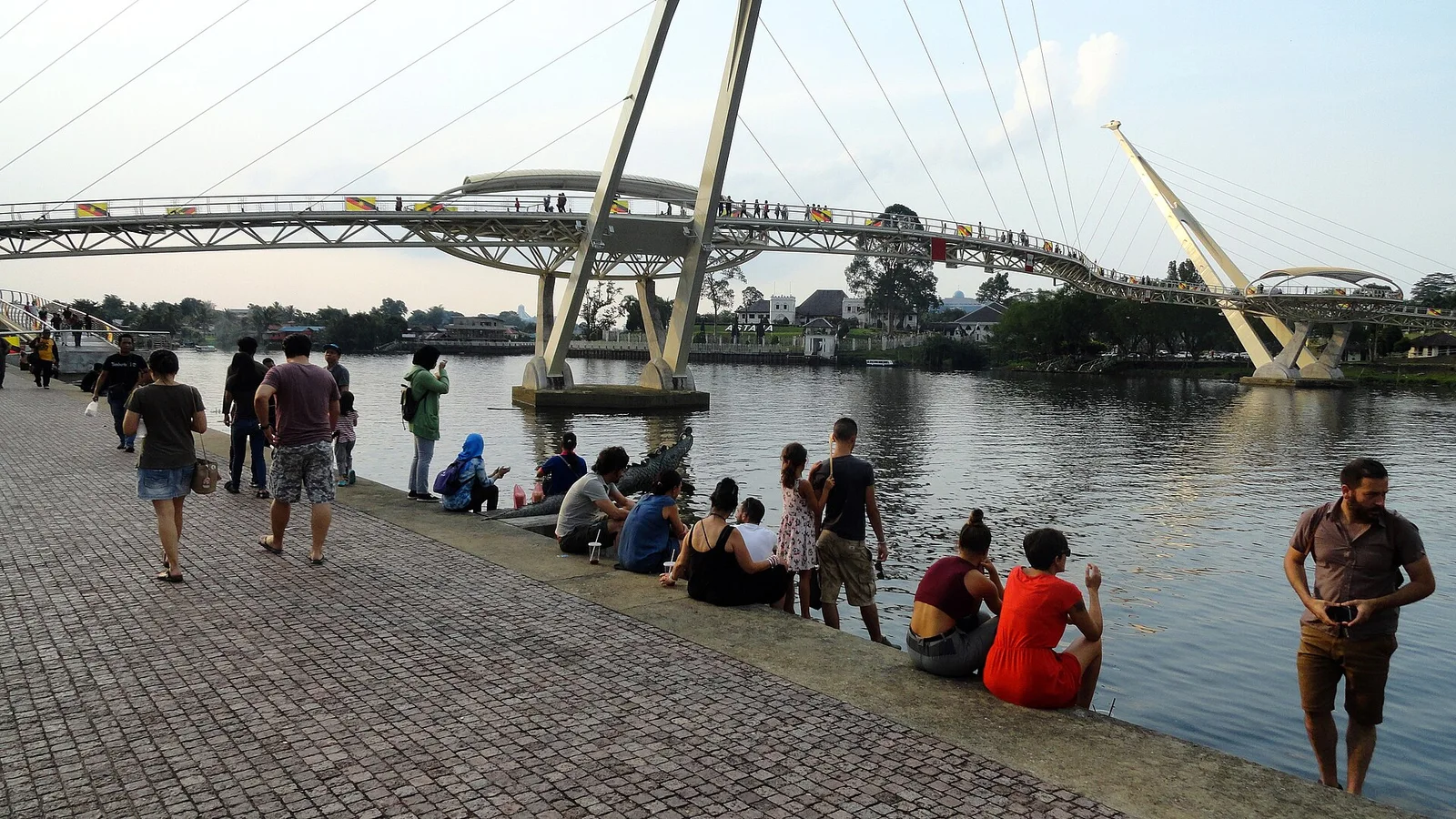 Promenade fluviale de Kuching