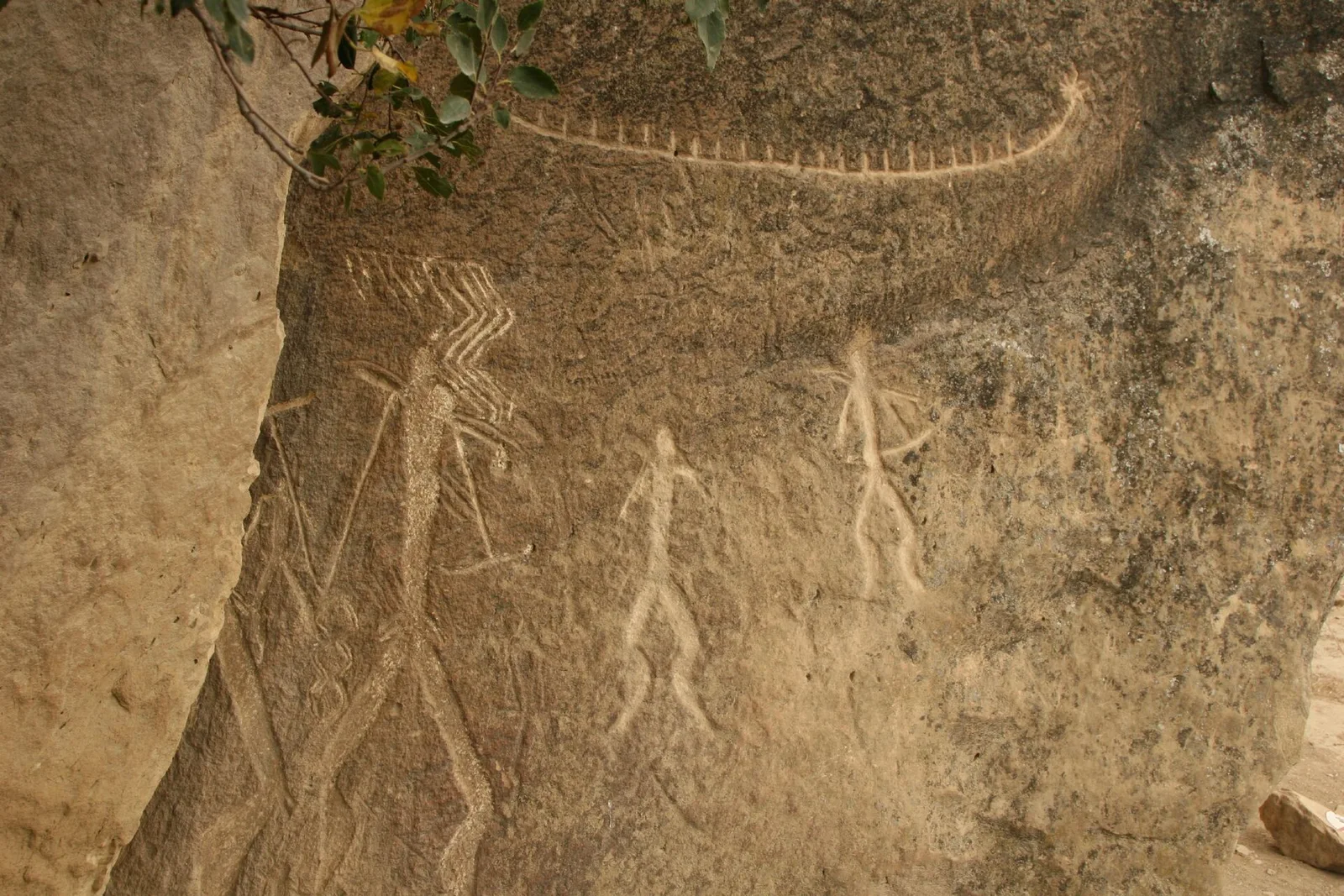 Paysage rupestre de Gobustan