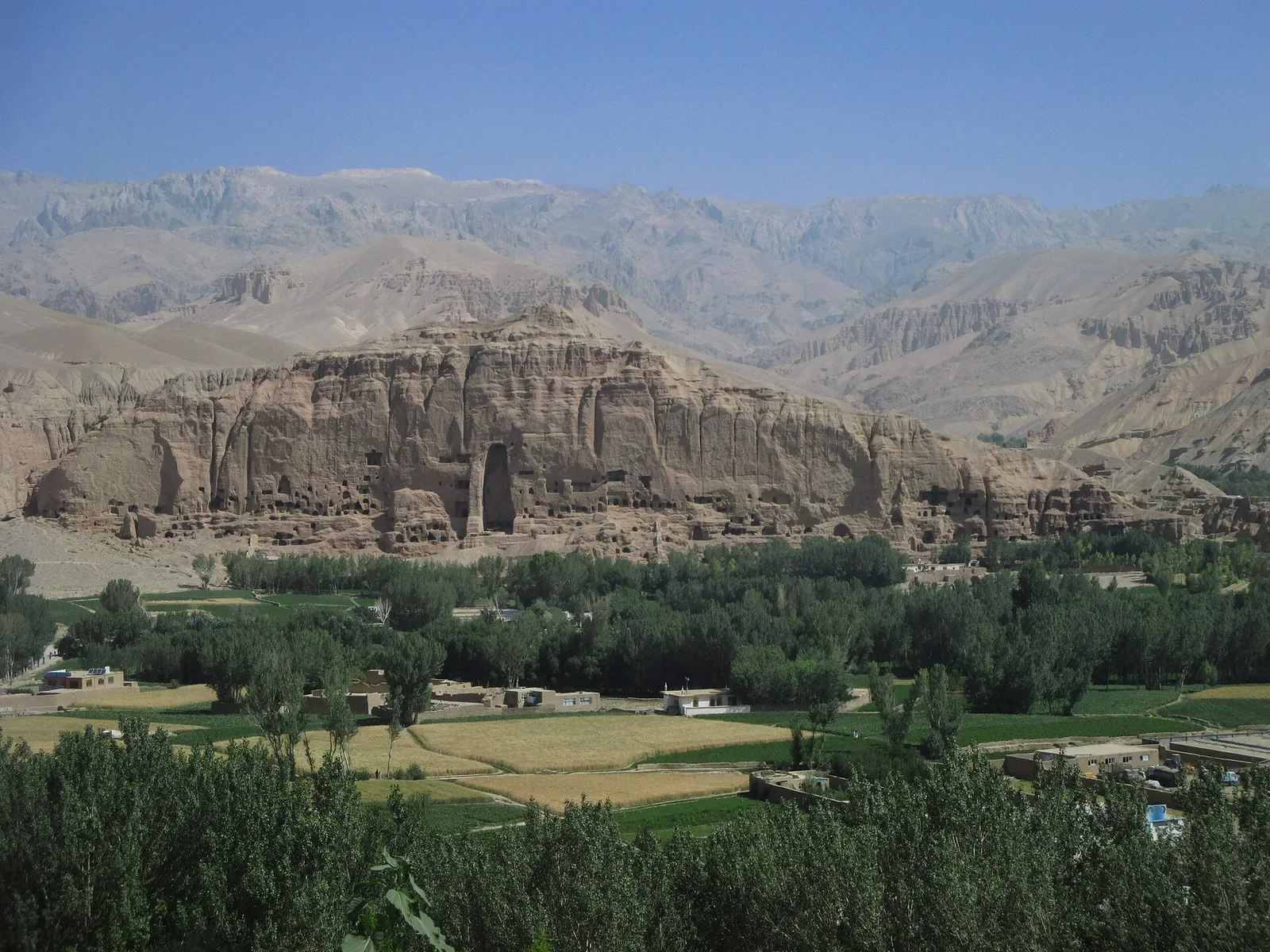 Niches des Bouddhas de Bamiyan