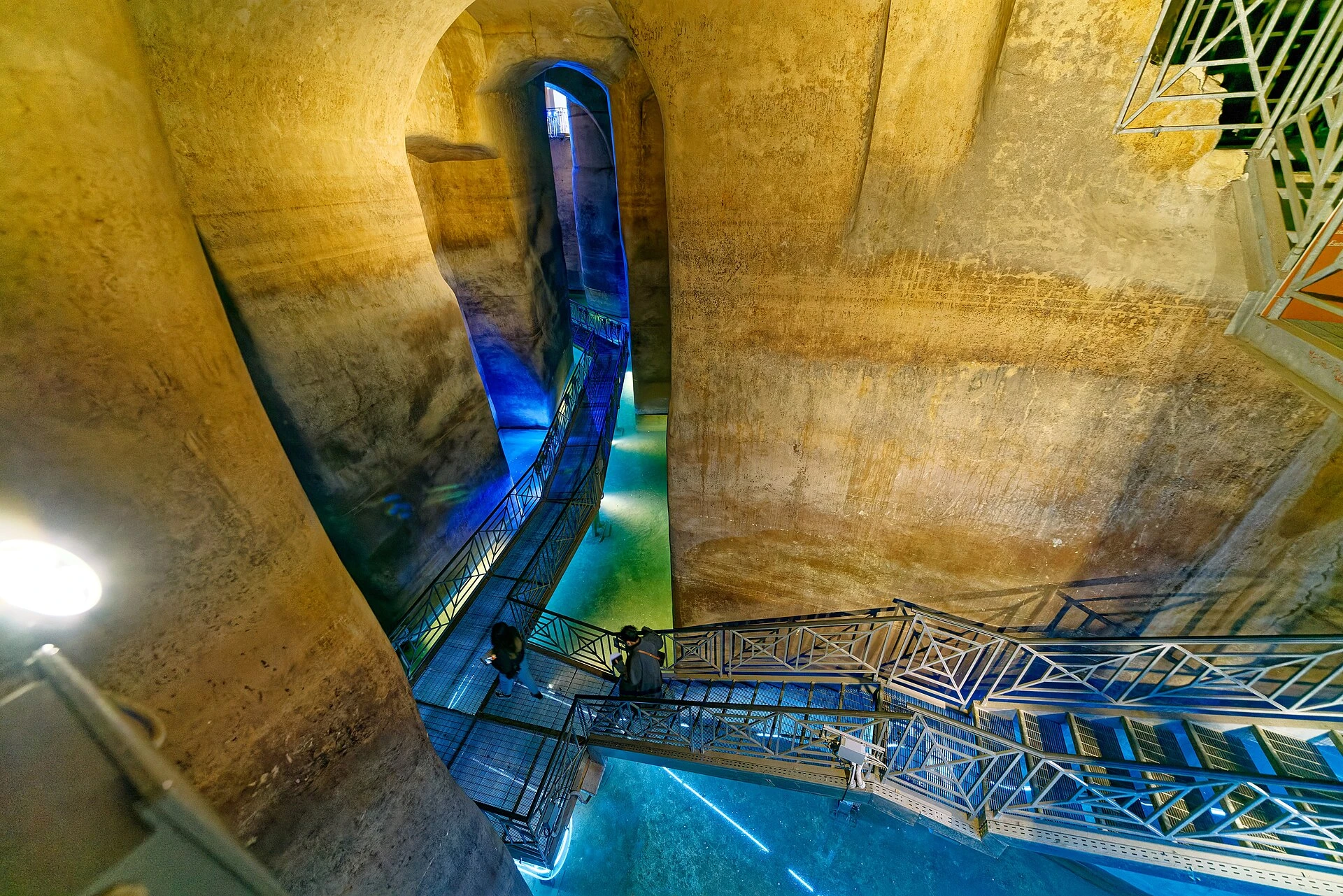 Intérieur du Palombaro Lungo à Matera