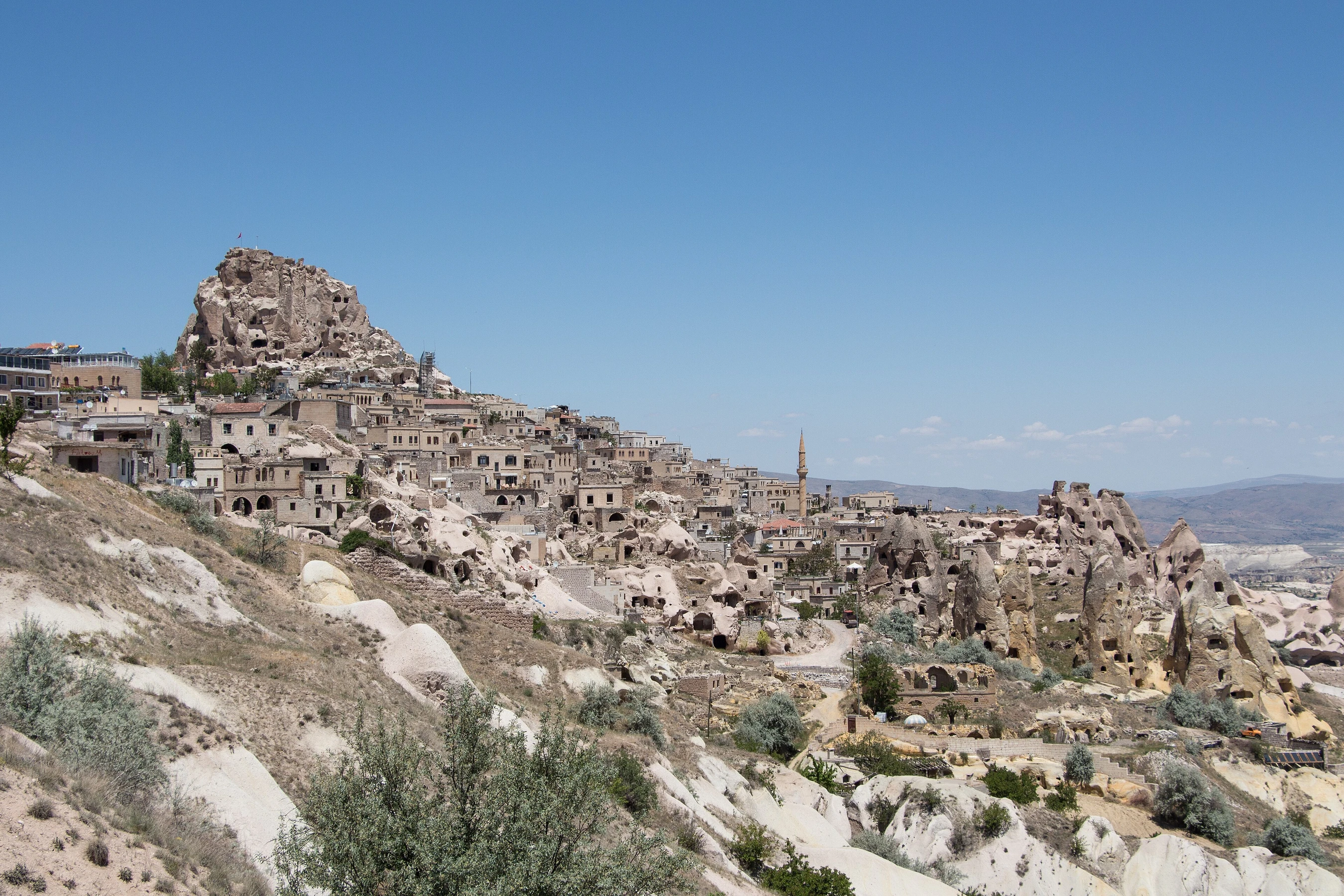Uçhisar et son rocher fortifié