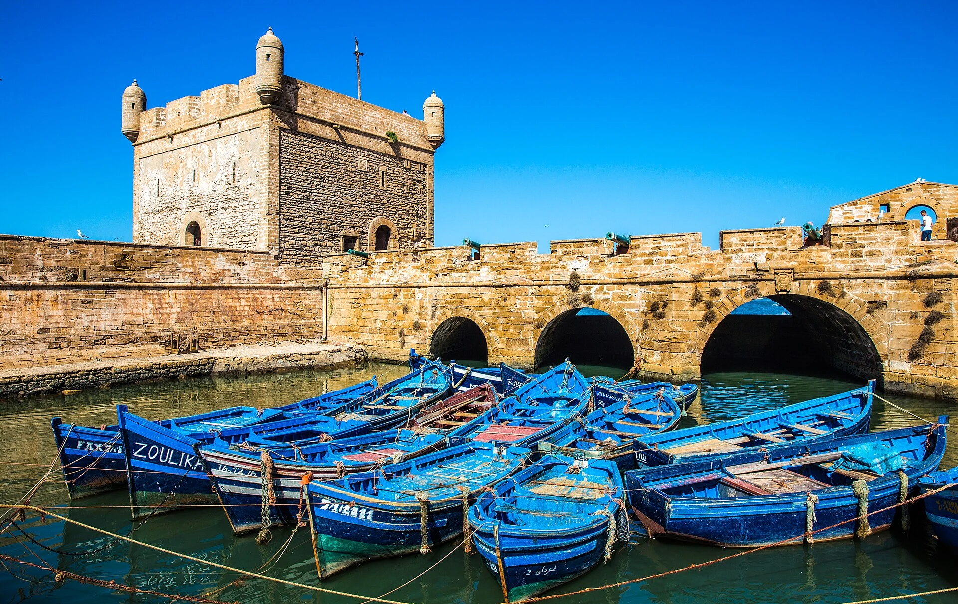 Puerto de Essaouira, cerca de Sqala