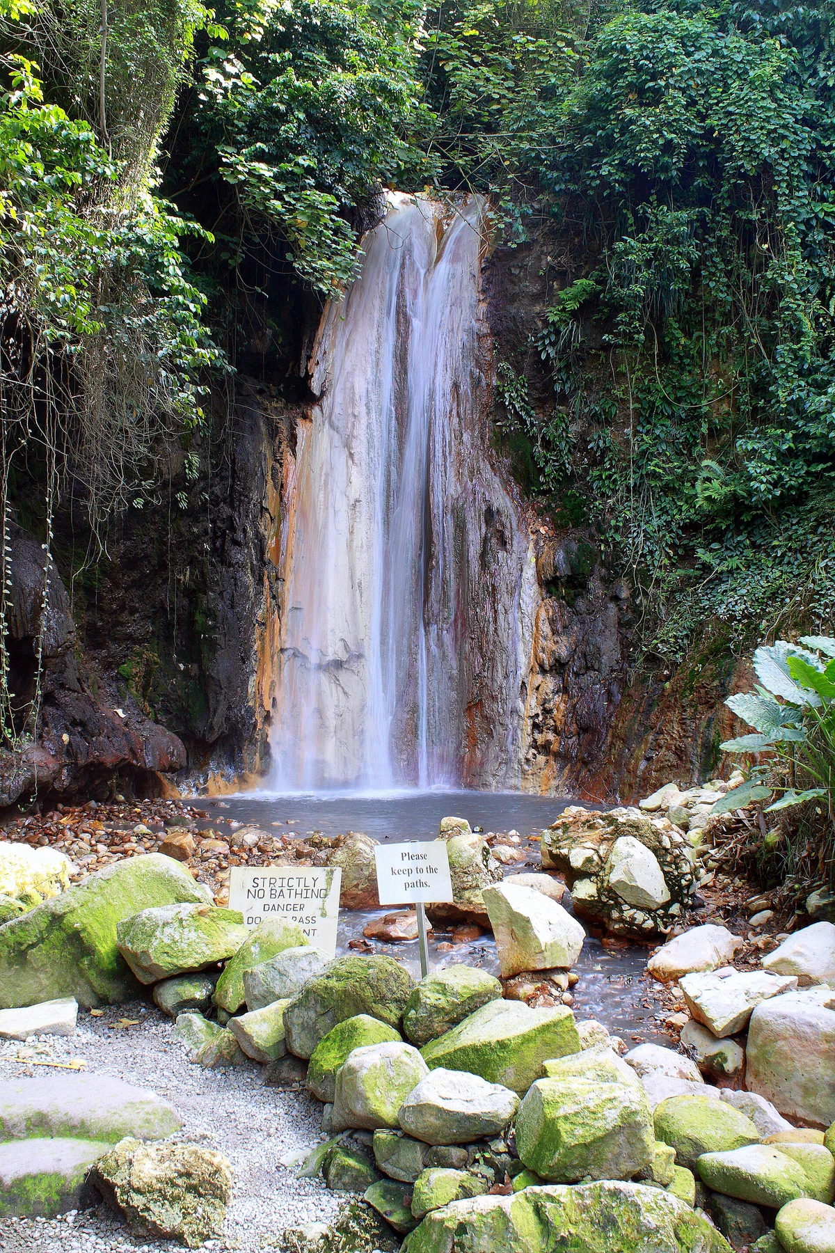 Jardins et cascade de Diamond — Sainte-Lucie, des Pitons à Pigeon Island