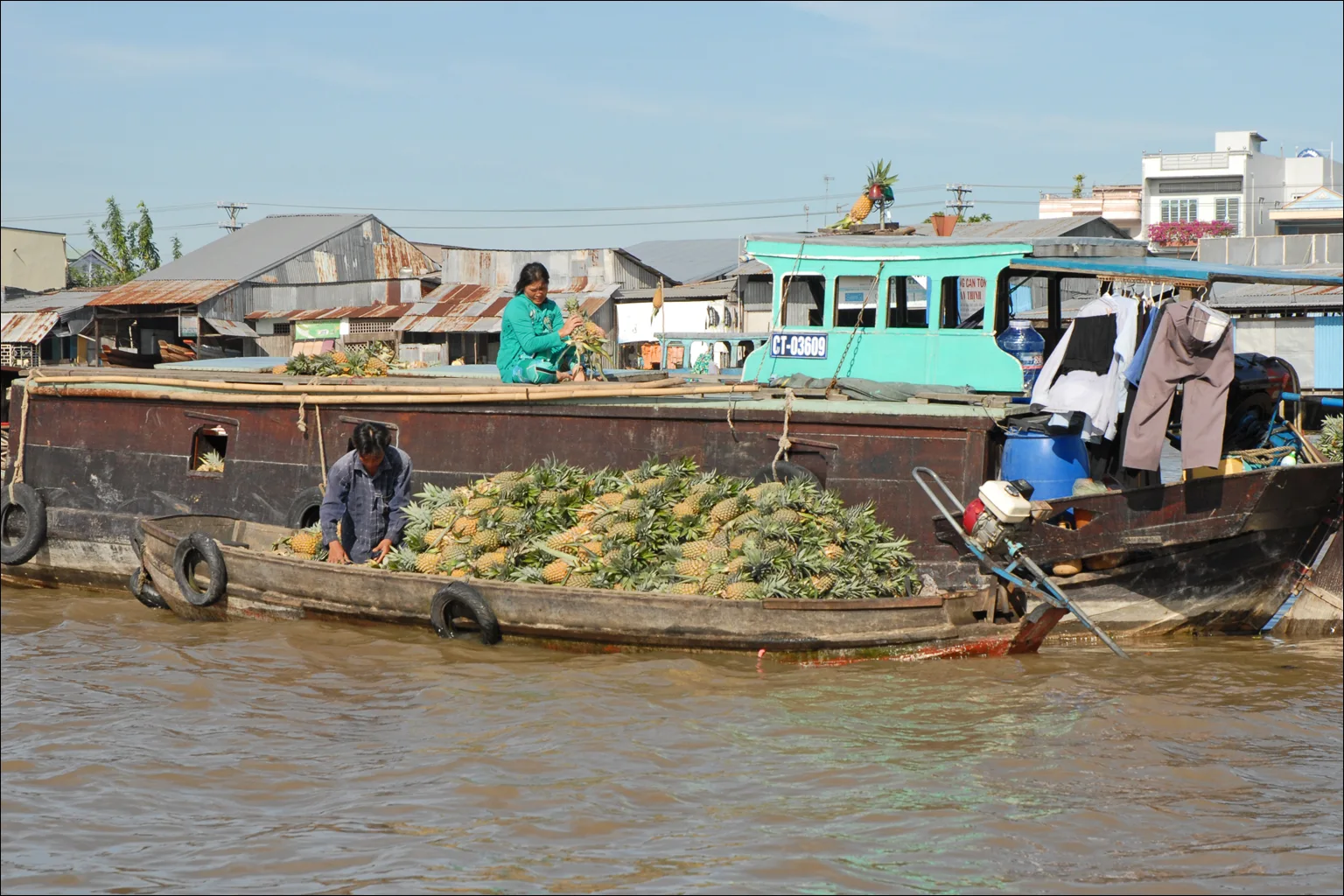 Marché flottant de Cái Răng