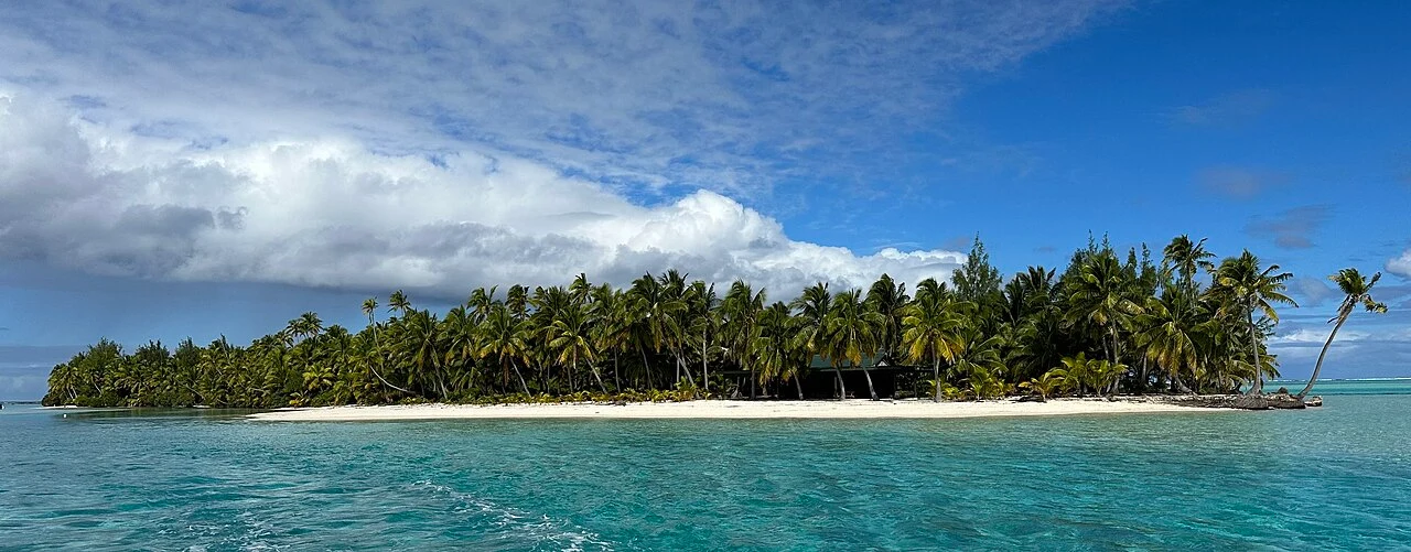 Tapuaetai dans le lagon d’Aitutaki