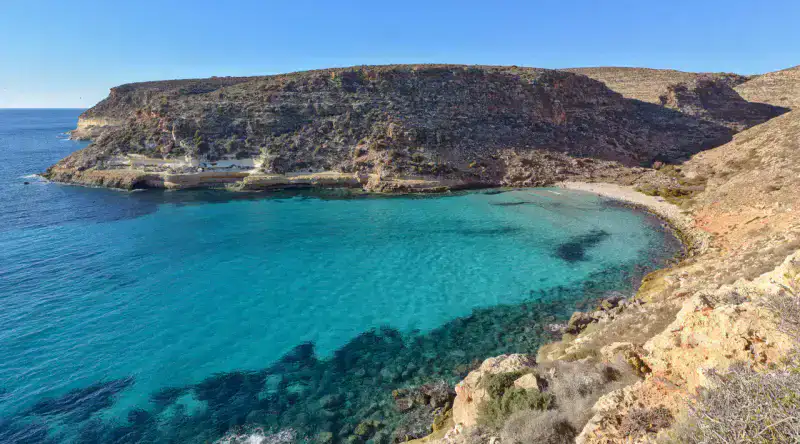 Cala Pulcino à Lampedusa