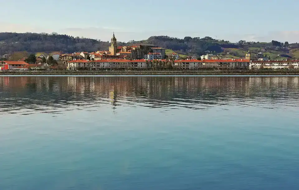 Hondarribia depuis Hendaye