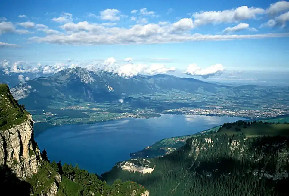 Niederhorn - Thoune, Spiez et lac de Thoune