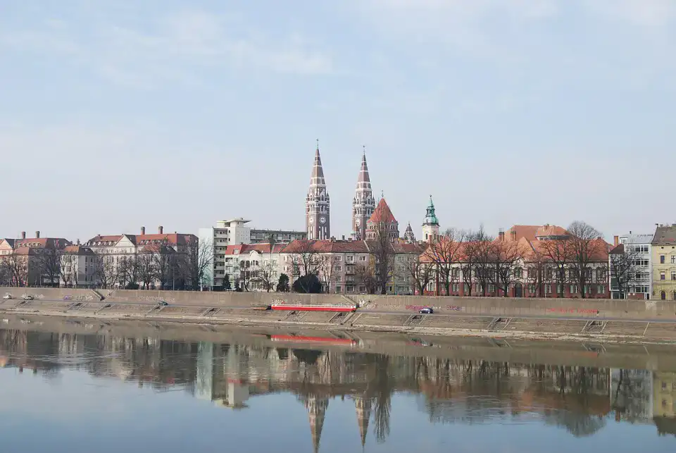 Rives de la Tisza à Szeged