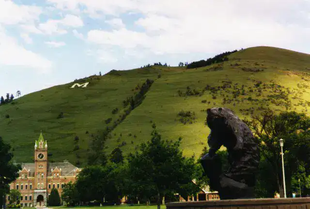 Mount Sentinel - Missoula et Bitterroot Valley