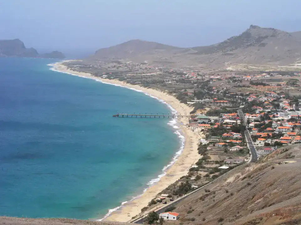 Reliefs et côte de Porto Santo