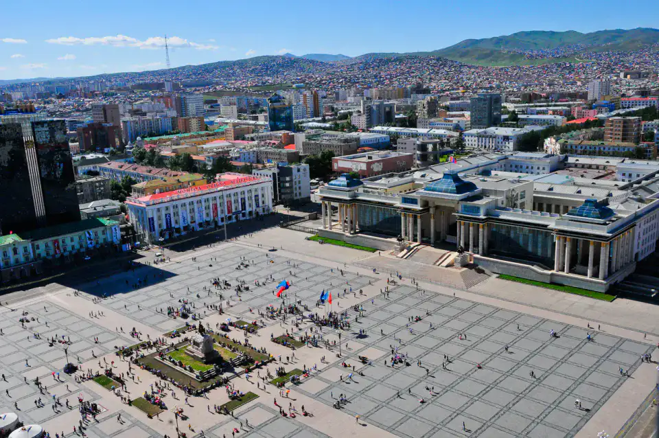 Place Sükhbaatar - Oulan-Bator
