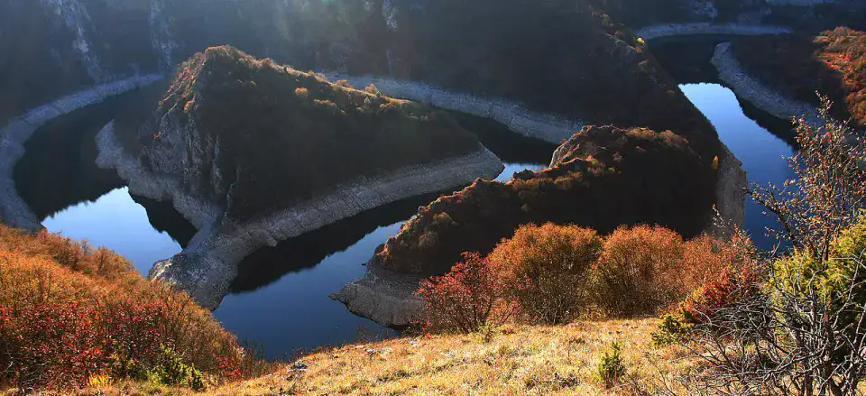 The meanders of the Uvac