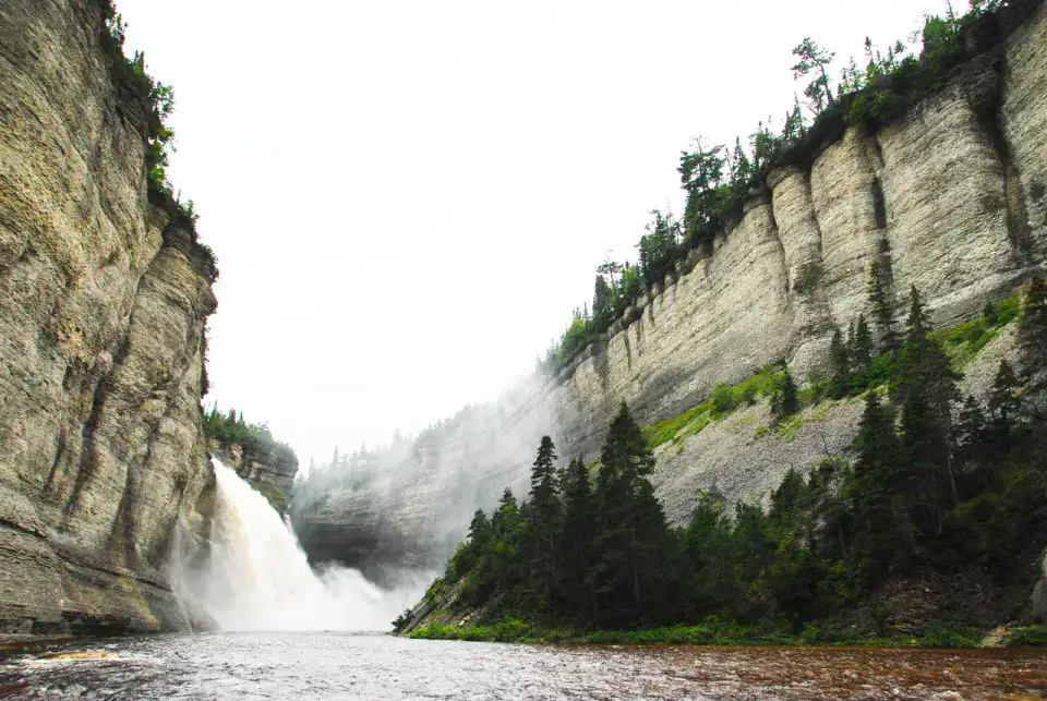 Canyon de la rivière Vauréal - anticosti