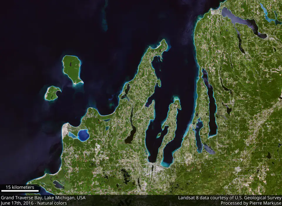 Grand Traverse Bay - Traverse City et Old Mission