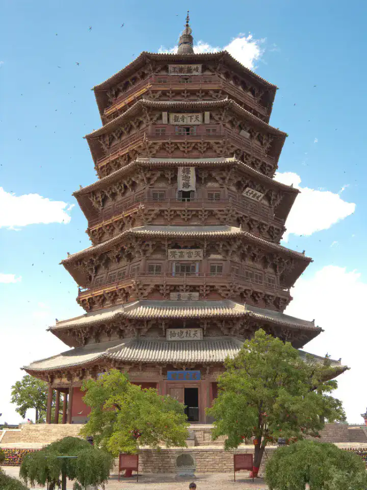 Vieille ville de Yingxian — Yingxian et pagode de bois