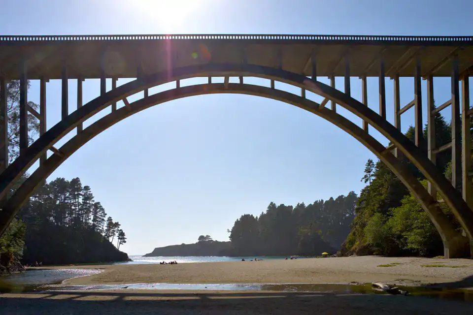 Russian Gulch State Park - Côte de Mendocino