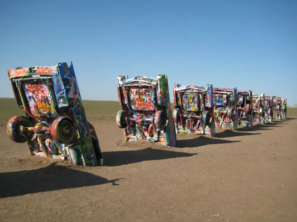 Cadillac Ranch - Palo Duro Canyon et Amarillo