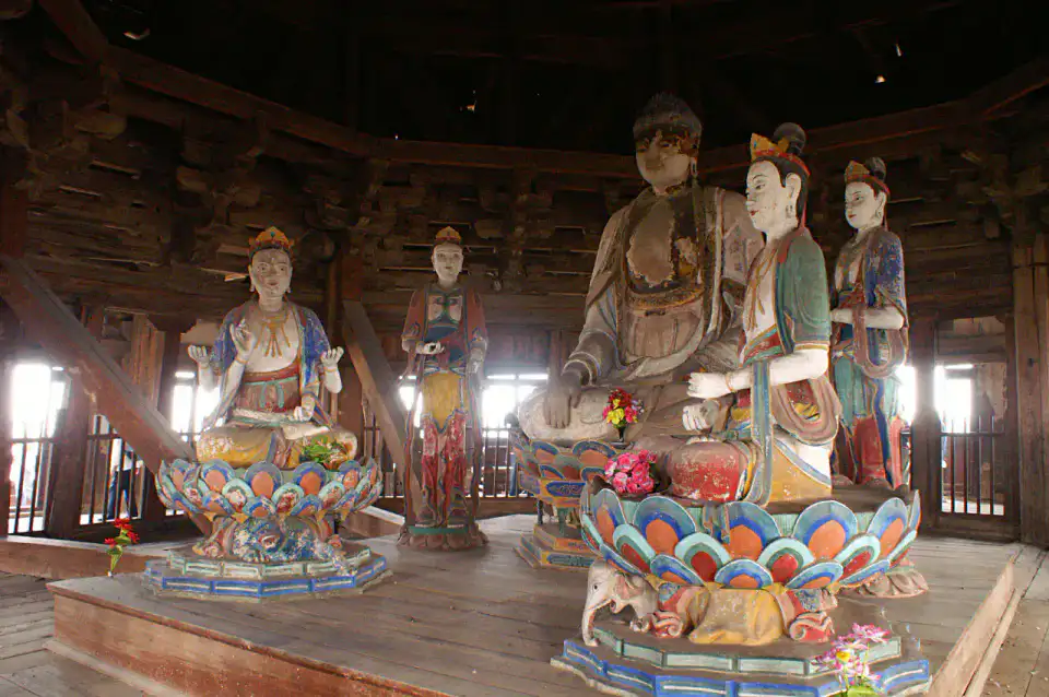 Temple Jingtu - Yingxian et pagode de bois