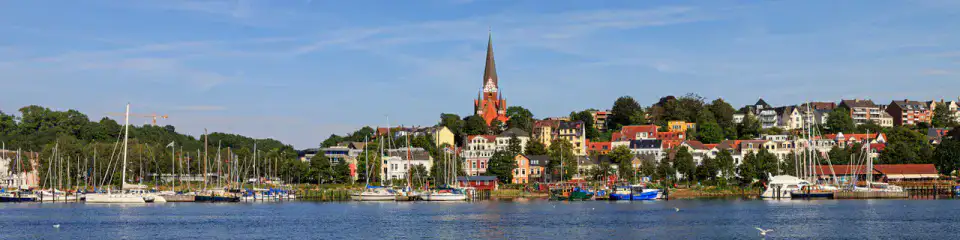 Port et fjord de Flensburg