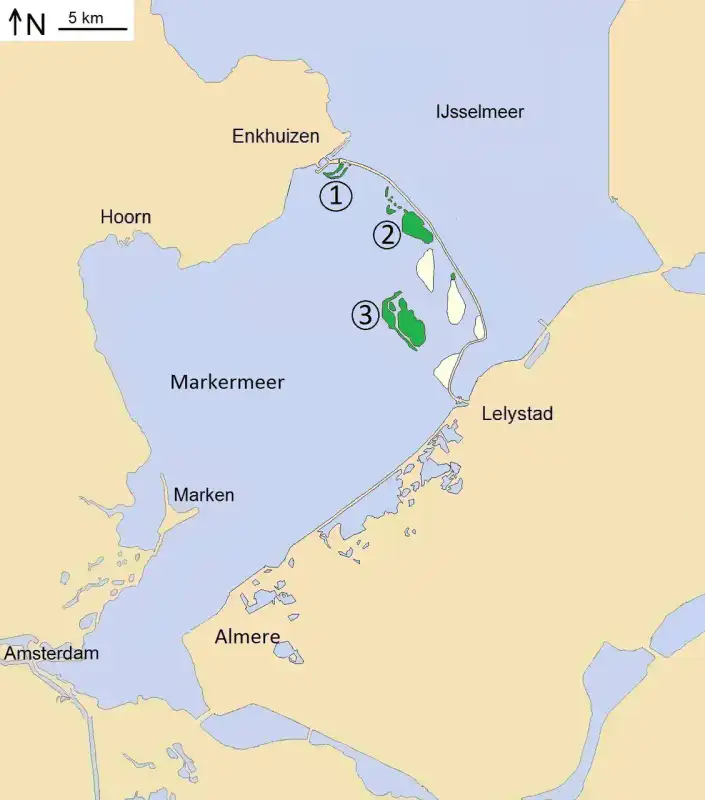 Marker Wadden - Flevoland et Oostvaardersplassen