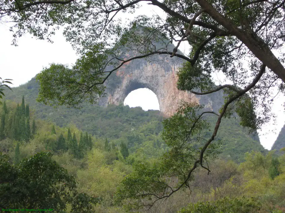 Colline de la Lune - Yangshuo et rivière Li