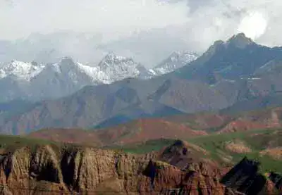 Prairie de Qilian - Qilian et monts Qilian