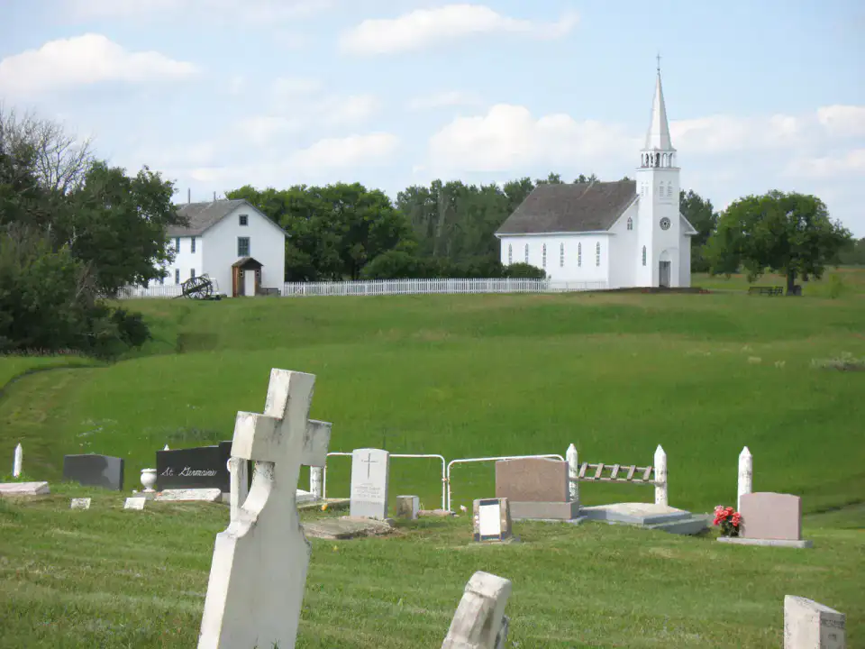 Église Saint-Antoine-de-Padoue - Batoche et vallée de la Saskatchewan Sud
