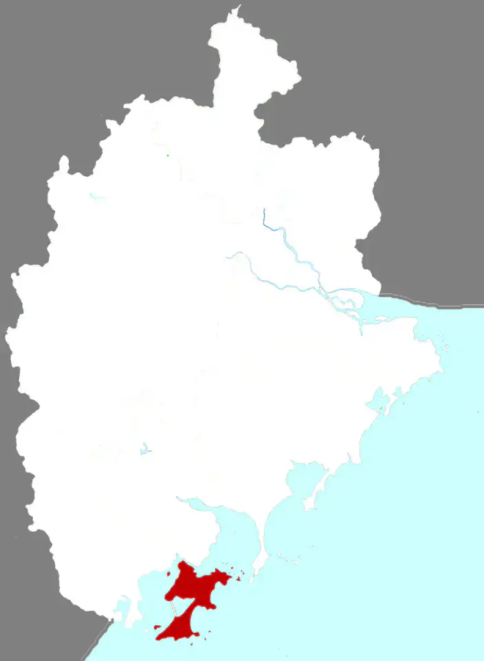 Fort de Tongshan - Zhangzhou et île Dongshan