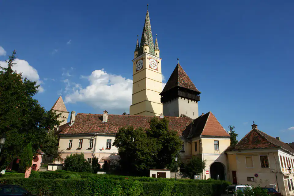 Mediaș — Biertan, Mediaș et villages saxons