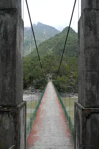 Premier méandre du Nujiang - Vallée du Nujiang