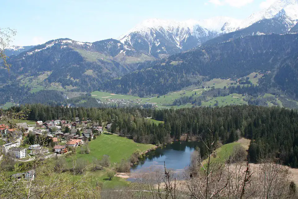 Laax - Flims, Laax et lac de Cauma
