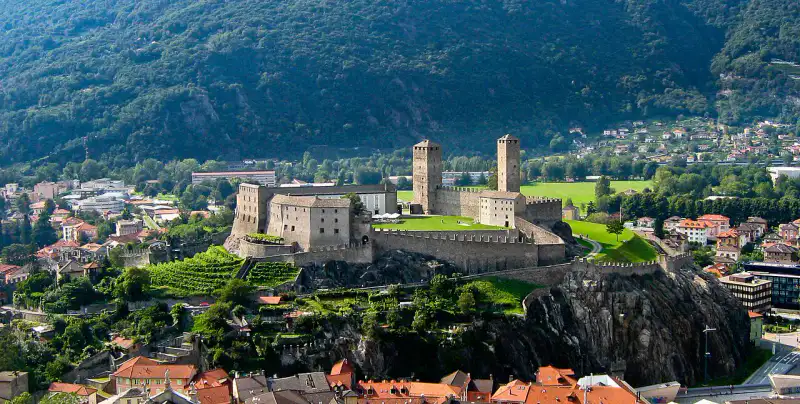 Bellinzone - Bellinzone et châteaux du Tessin