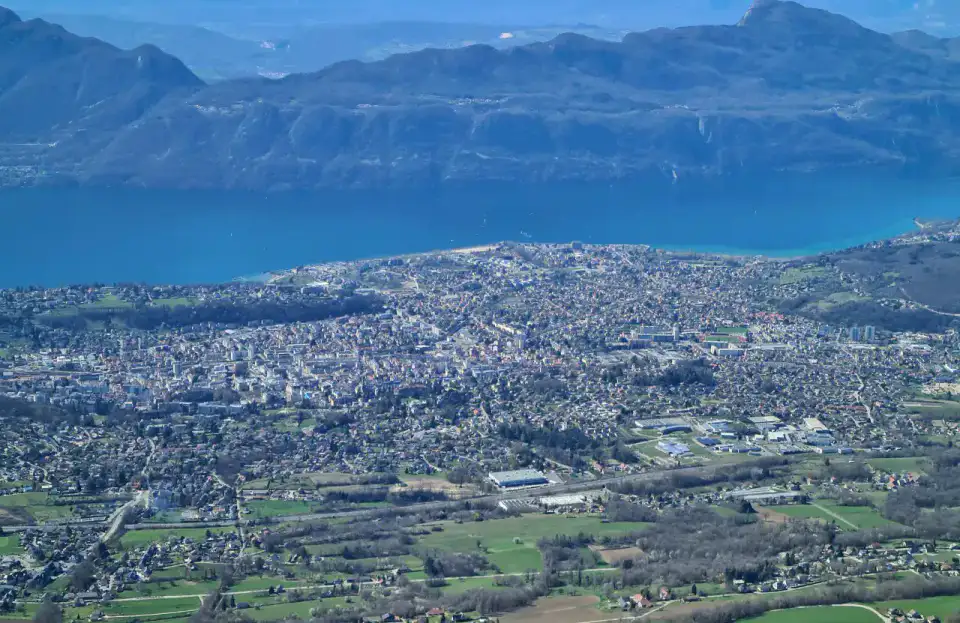 Belvédère du Revard — Aix-les-Bains et lac du Bourget