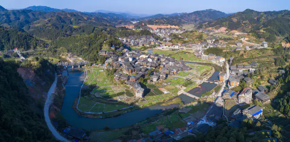 Tour du tambour de Sanjiang - Sanjiang et villages dong