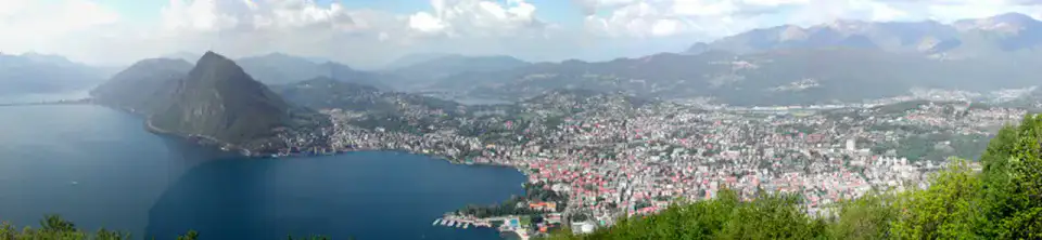 Monte San Salvatore - Lugano et lac de Lugano