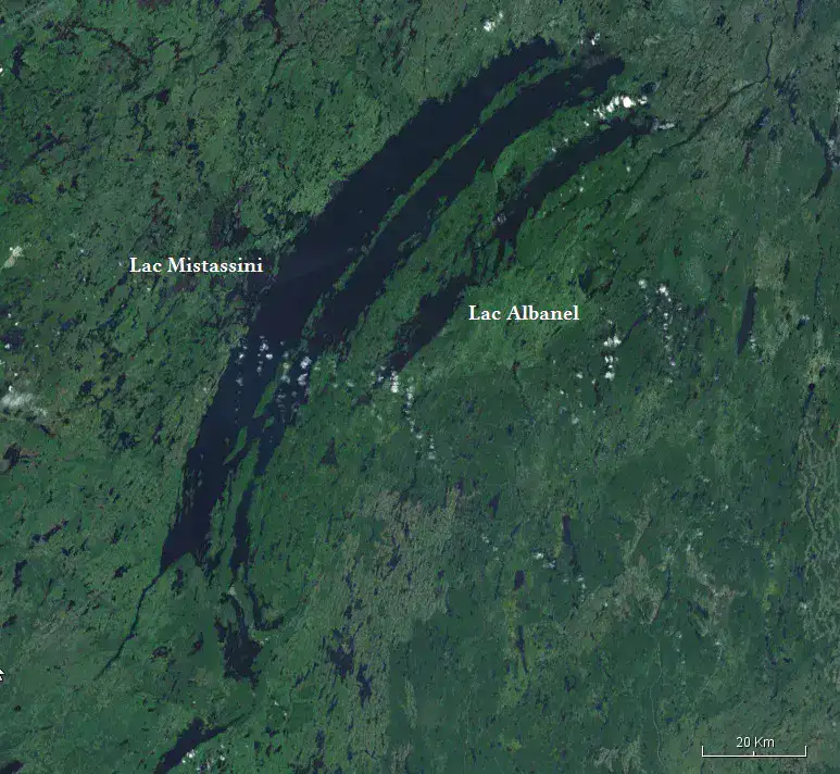 Lac Mistassini - Chibougamau et lac aux Dorés