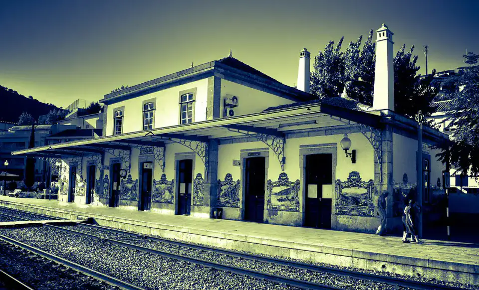 Gare historique de Pinhão dans la vallée du Douro