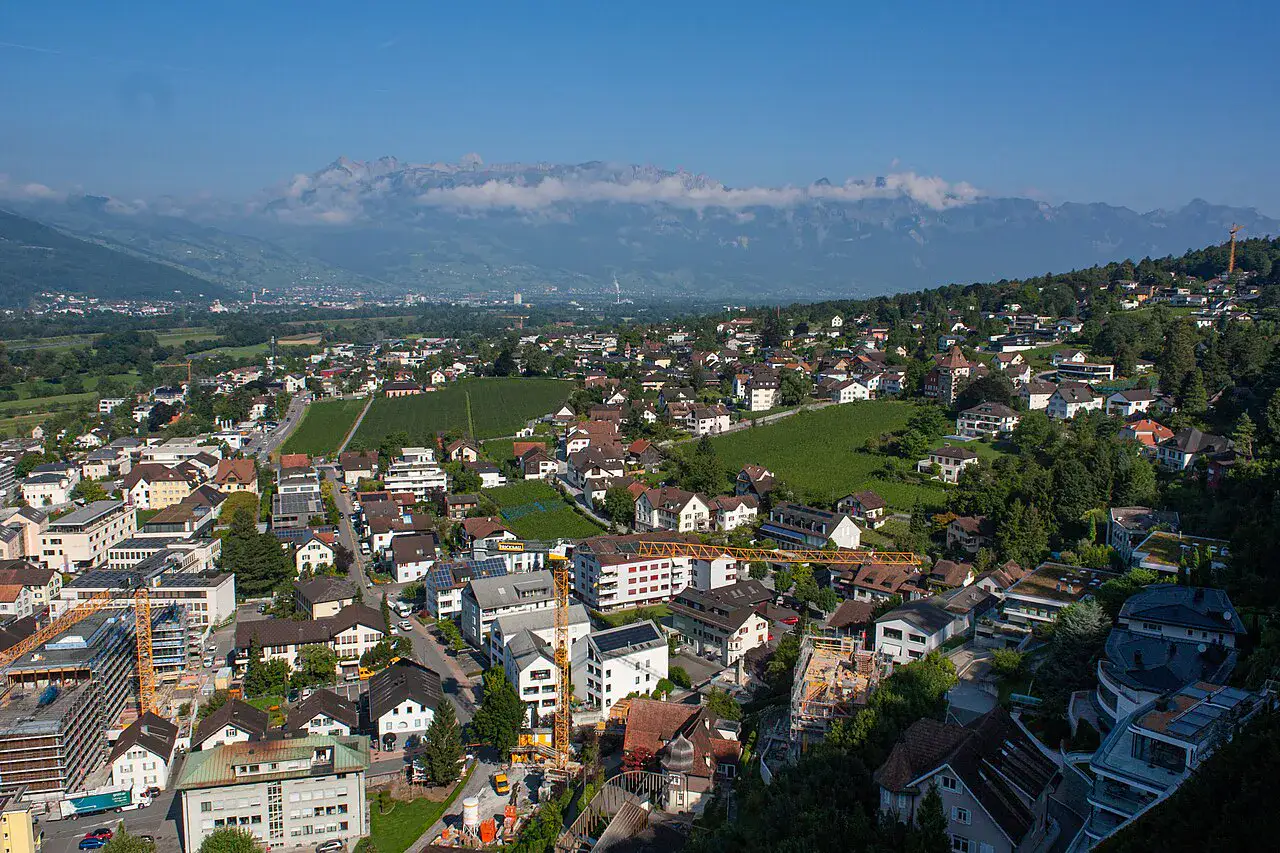 Vue de Vaduz