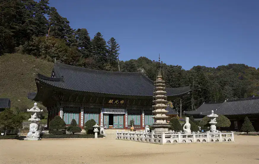 Temple Woljeongsa - Gangneung et Pyeongchang