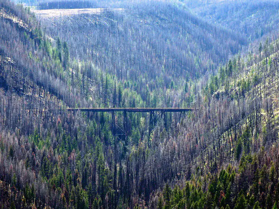 Myra Canyon - Vallée de l'Okanagan